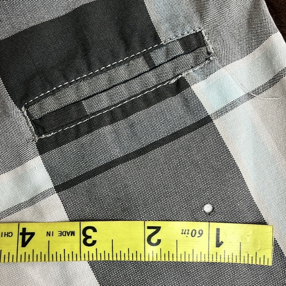 BurnSide Plaid Aknowledge Drawstring Bottom Vintage Shorts - Picture 5 of 14